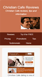 Mobile Screenshot of christiancafedating.com